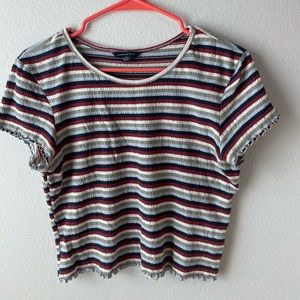 American Eagle Lettuce Edge Top, size m